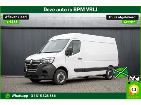 Renault Master Bleu DCI 135PK | L2H2 | Nieuw | Navi | 3-Zits | LED | Cruise | Airco