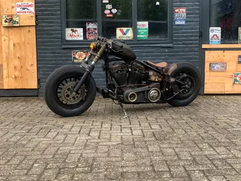 Harley Davidson Chopper Fat Tire Bobber Ratlook Patina Japan Style