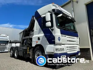 DAF FTN CF85 .410 Euro 5 Kraantrekker - Bouwjaar 2012 - Km 888.011 - Kraan heeft schade !! CB1454