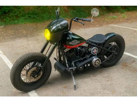 Harley Davidson Chopper Fat Tire Bobber Hardtail Jap Style