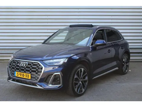 Audi Q5 50 TFSI e 299pk S edition Luchtvering RS Stoelen Panoramadak 21"LMV SoH 93% NL-Auto NAP