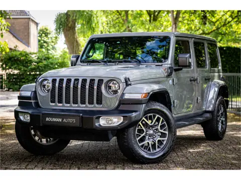Jeep Wrangler Unlimited 4xe 380 Sahara Sting Grey Adaptive Cruise Leder