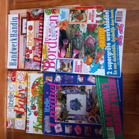 Handwerken, borduren, knutselen, baby enz.