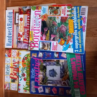 Handwerken, borduren, knutselen, baby enz.