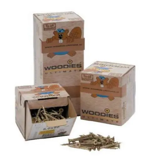 Woodies schroeven verzinkt 4.0 x 40 mm 500 stuks