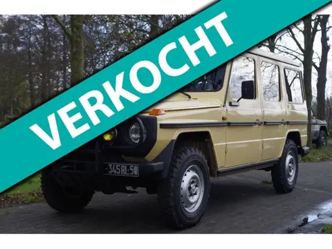 Mercedes-Benz G-klasse GD 300 First Owner, First Paint, UNRESTORED MUSEUMPIECE SOLD/VERKAUFT/VENDU