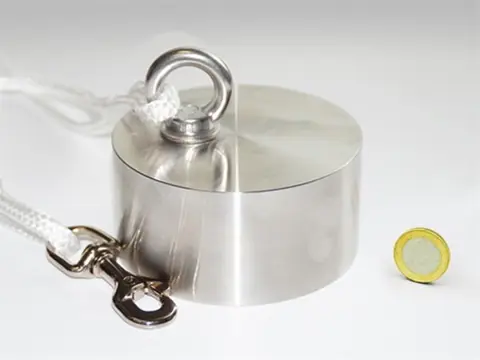 Neodymium magneet Vismagneet met een trekkracht van 500 kg