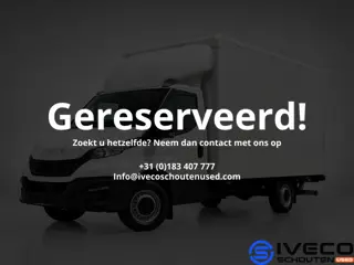 Iveco Daily 35S16 A8 2.3L 160pk 2.3L 160pk •  Automaat • Laadklep • Climate Control •  Camera • W410