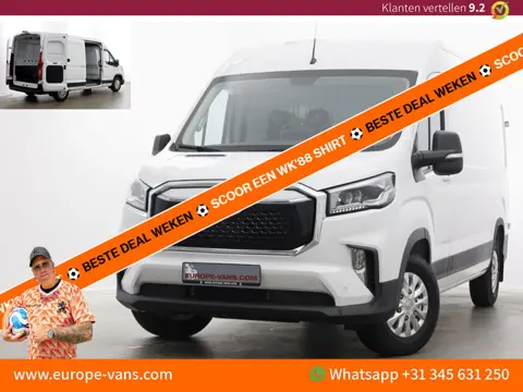 Maxus eDeliver 9 L3H2 72kWh WLTP Range 280km 100% Elektrisch Airco/Camera NIEUW 02-2024