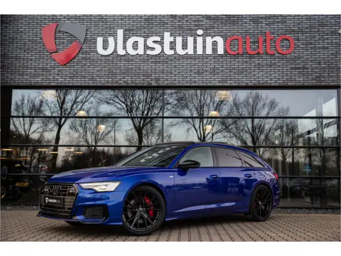 Audi A6 Avant 55 TFSI e quattro Pro Line S Competition Ultra blauw, Panoramadak, 3D camera, B&O, Tre