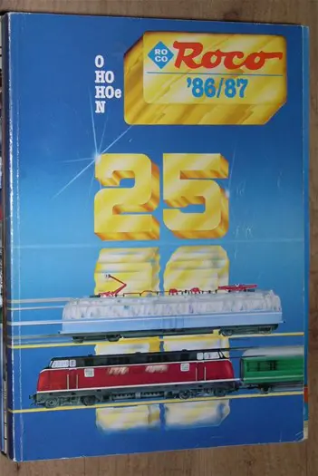 Roco 1986-87 hoofdcatalogus (25 jaar)