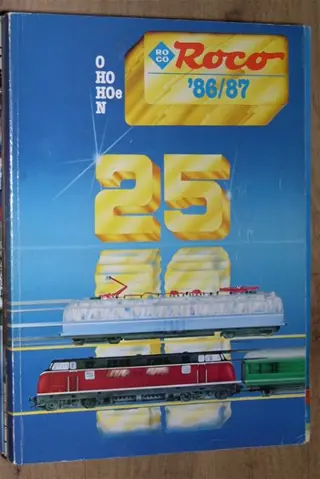 Roco 1986-87 hoofdcatalogus (25 jaar)