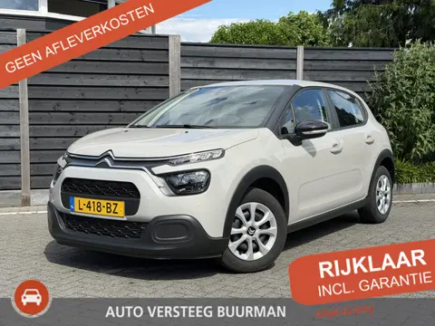 Citroen C3 Live 1.2 PureTech 83PK Airco, Parkeersensoren Achter, Elektrische Ramen, Bluetooth, DAB