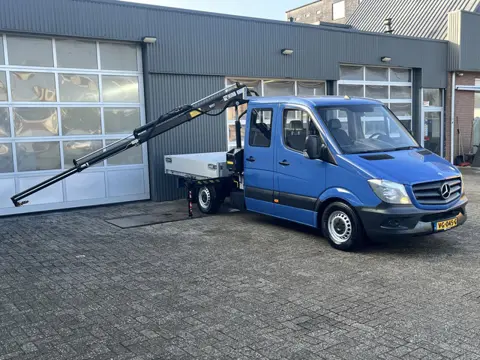 Mercedes-Benz Sprinter 310 2.2 CDI 366 DC Hiab 022T Laadkraan 6-Persoons Telefoonverbinding Open laa