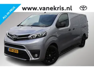 Toyota PROACE Long Worker 2.0 D-4D Black Line, Trekhaak, Leder/ stof, NAVI, Zwarte accenten, Climate