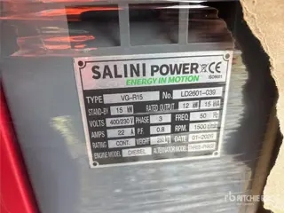 Salini VgR15 Generator Set (bj 2026)