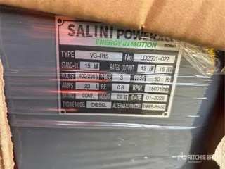 Salini VgR15 Generator Set (bj 2026)