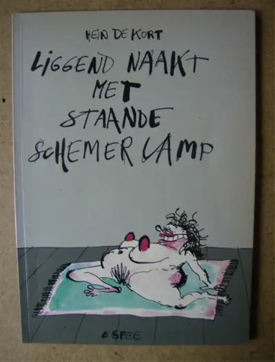 Liggend naakt met staande schemerlamp adv 1429