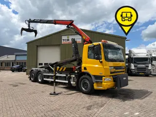 DAF CF 75.250 PALFINGER CRANE + HOOKLIFT 143.037km
