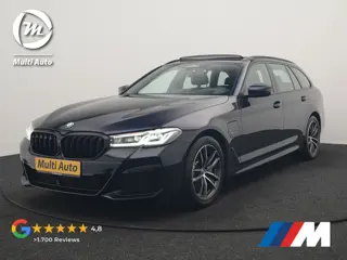 BMW 5 Serie Touring 530e M Sport PHEV 293pk Dealer O.H. | Trekhaak Af Fabriek | Panodak | Head Up | 