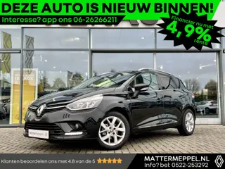 Renault Clio Estate 0.9 TCe 90 Limited | Navigatie | Parkeersensoren | Lichtmetaal | Airco | Cruise 
