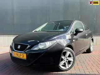 Seat Ibiza SC 1.2 Club * 3-Deurs * Airco * Elek-ramen * Nieuw APK *