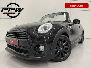 MINI Cabrio 1.5 Cooper Chili Aut. BLACK ALL BLACK LED/LEER MINI YOURS/NAVI-PRO/SFEER/KEYLESS/BLACK-P