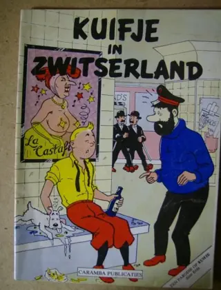 Kuifje in zwitserland adv 1599