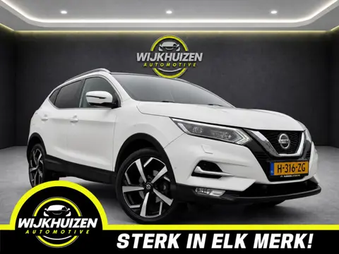 Nissan Qashqai 1.3 DIG-T Tekna met Panorama dak !!! 19 Inch !!! Leder !!! Cruise !!!