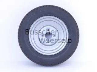 Wiel 12" 100*4 155/70 Band+Velg Aanhangwagen Voorradig