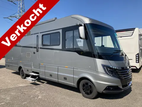 NIESMANN BISCHOFF FLAIR 920LE 6-persoons Retarder Bentley Grijs Metallic Echt glas Lithium pakket