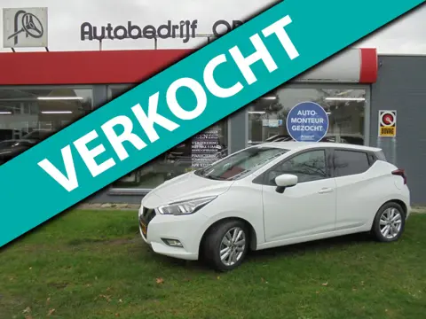 Nissan Micra 1.0 IG-T N-Connecta 5drs, Incl. Bovag Garantie. Navi, Airco, NL-Auto.