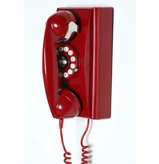 Crosley Rode 302 Reproductie Wandtelefoon