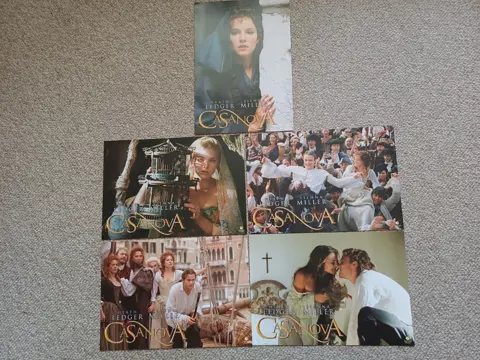 CASANOVA lobbycard set.