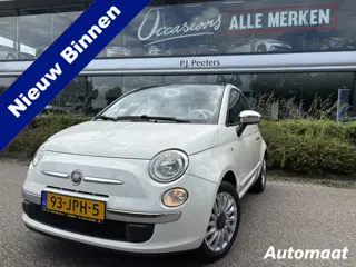 Fiat 500 4 cilinder automaat 1.2 Lounge Glazen panoramadak - Airco - Licht metalen velgen 15 inch - 