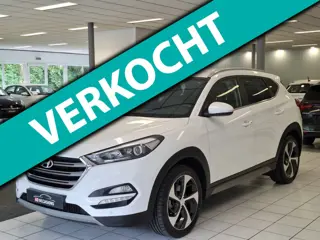 Hyundai Tucson 1.6 T 177pk Trekhaak Afn./Leder/Carplay/Android auto/Cruise/Clima/Camera/PDC/Stoel en