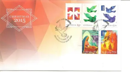 FDC Kerstmis 2015 Australie