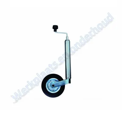 Weekprijs SIMOL steunwiel 200 x 50 met rood/zwarte knop 48mm