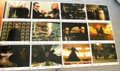 THE MATRIX RELOADED lobbycard set.