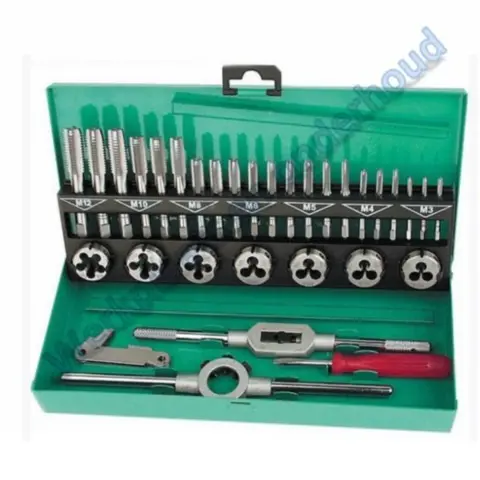 Tappen– en snijmoerenset 32-delig Mannesmann