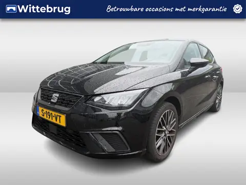 SEAT Ibiza 1.0 TSI Edition Parkeersensoren / 17"LM velgen / Airco / Bluetooth / Navigatie by Full Li