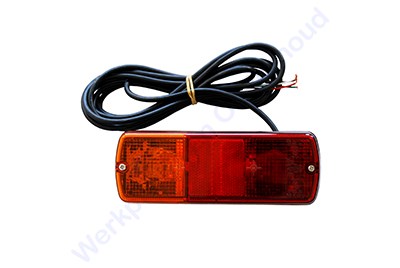 Nieuw IFOR Williams achterlicht links met kabel van 1.5mtr