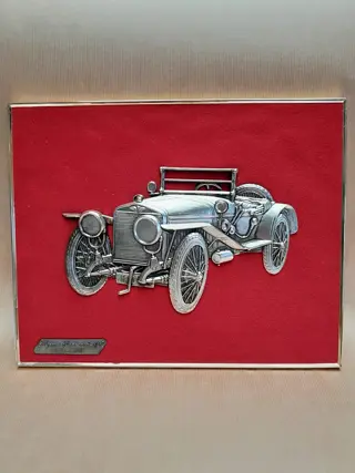 vintage auto wanddecoratie Hispano Luiza 1912 - Spanje