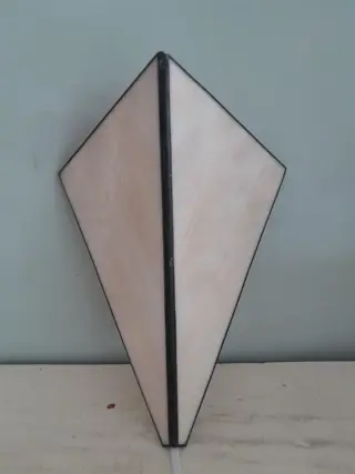 Vintage art deco tiffany wandlamp - 80s
