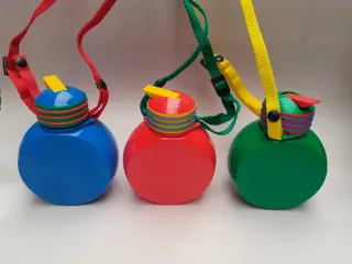 Vintage Mepal Rosti Walkcan plastic veldfles jaren 80 retro Nederlands - set van 3