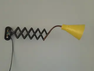 vintage Hala schaarlamp - mid century - 60s 70s - wandlamp