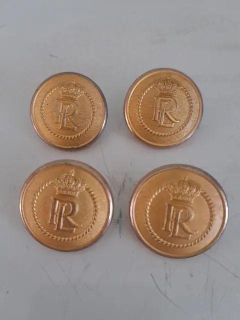 Set of 4 - Rotterdamsche Lloyd uniform buttons - 1947-1970