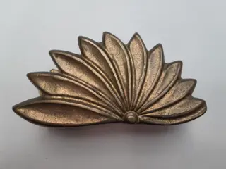 vintage messing envelophouder - art nouveau