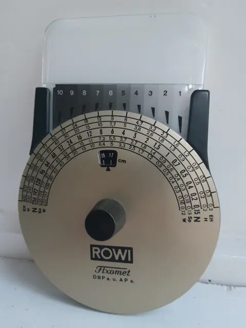 Rowi Fixomet papier belichtingsmeter
