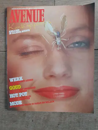 Vintage Dutch fashion glossy magazine AVENUE september 1979 - 70s lifestyle